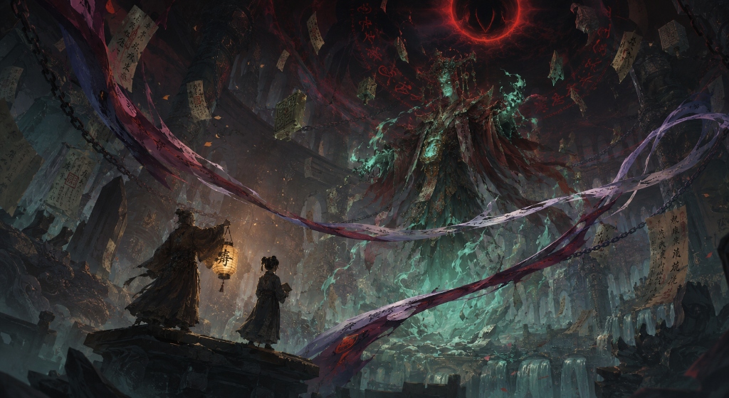 Boss Battle Arena Illustration