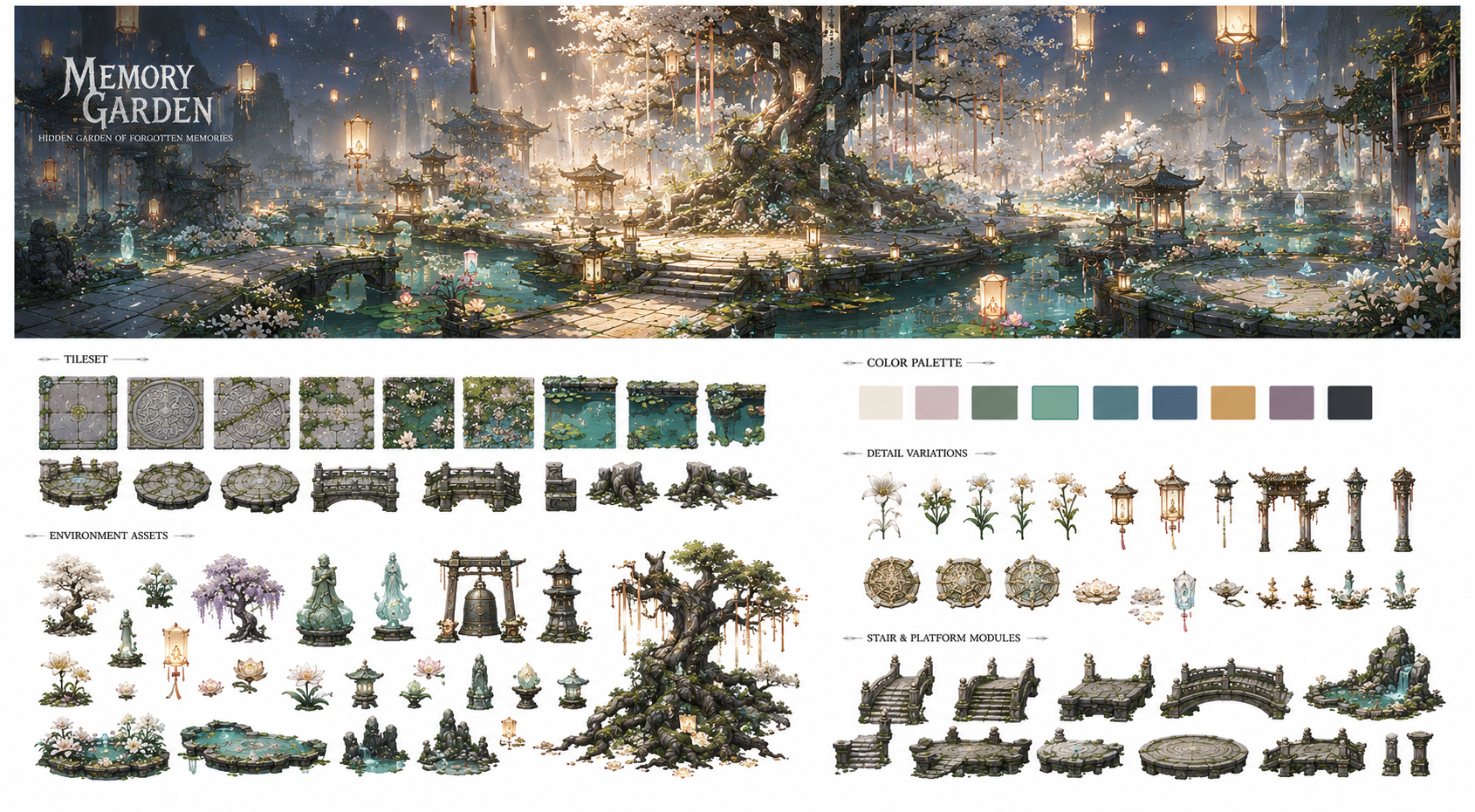 Memory Garden Environment Sheet