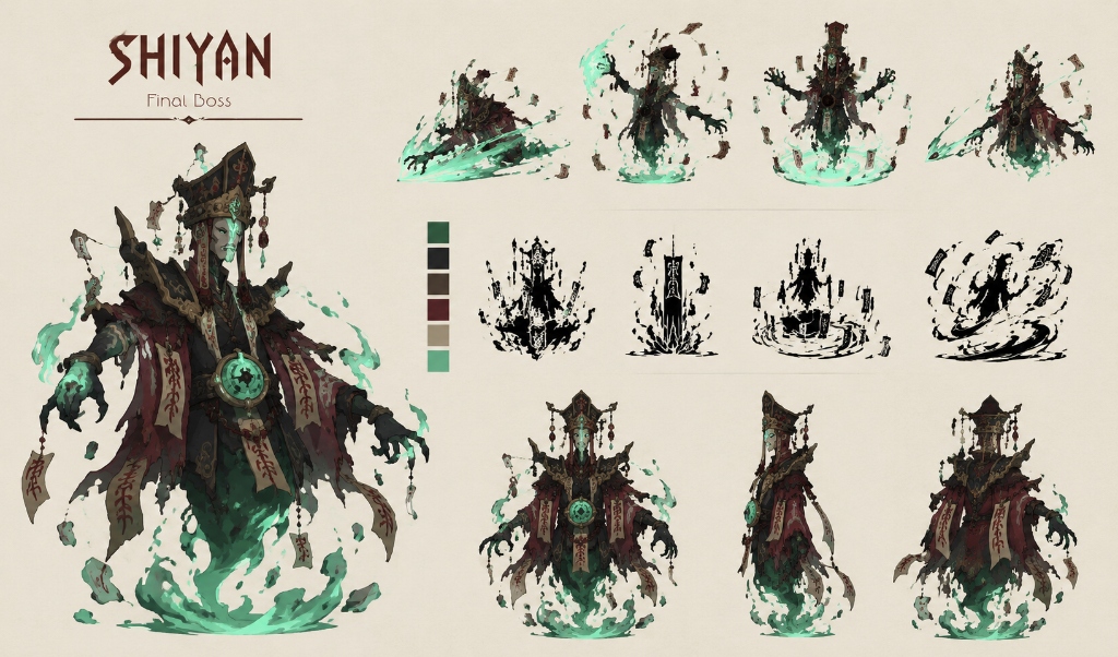 Shiyan Character Design Sheet